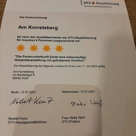 Apartamento Am Korretsberg